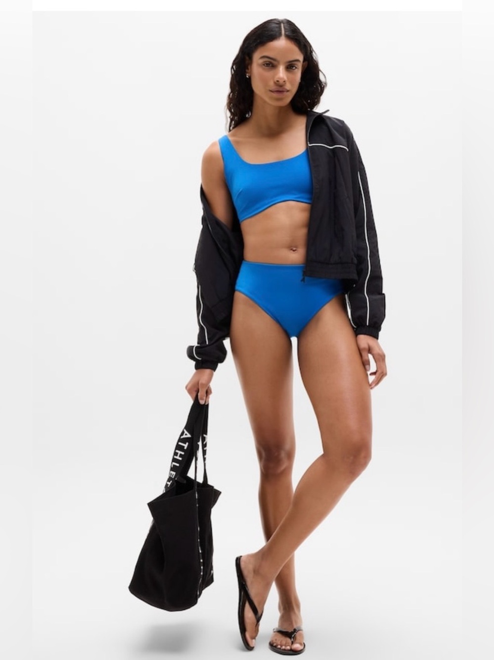 NWT-Athleta Oasis Underwire Bikini Top, Medium D-DD